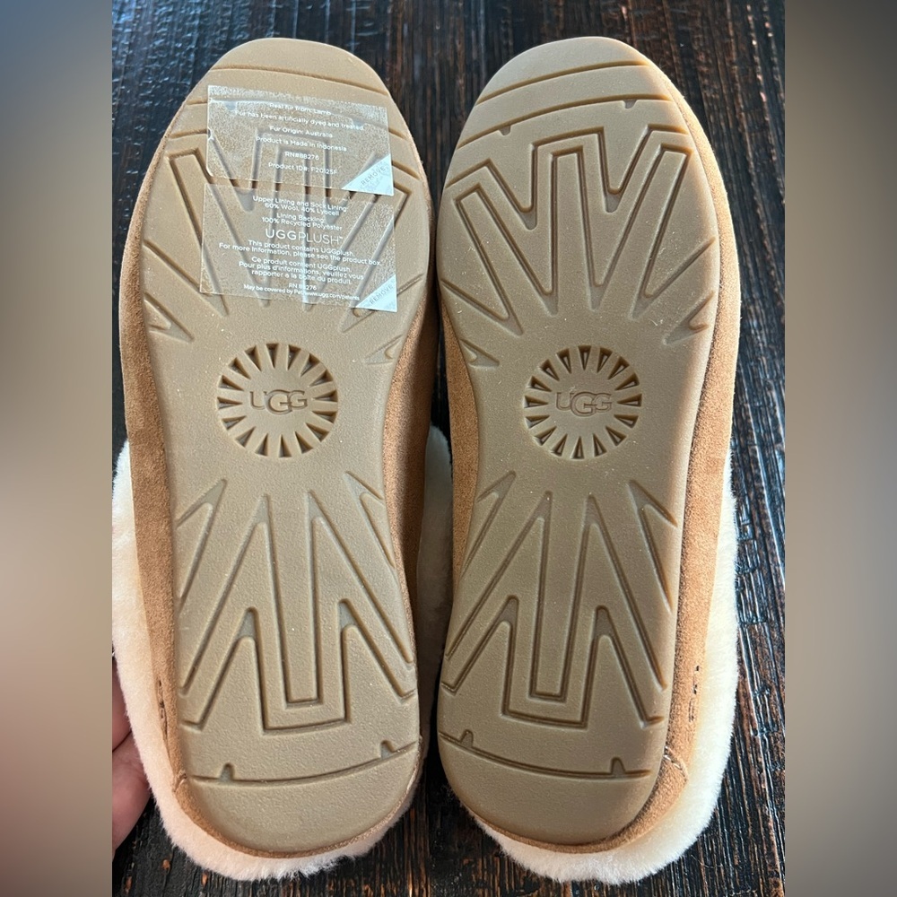 UGG Ansley Mule Chestnut Suede Slippers Women’s Size 6 - Picture 11 of 11